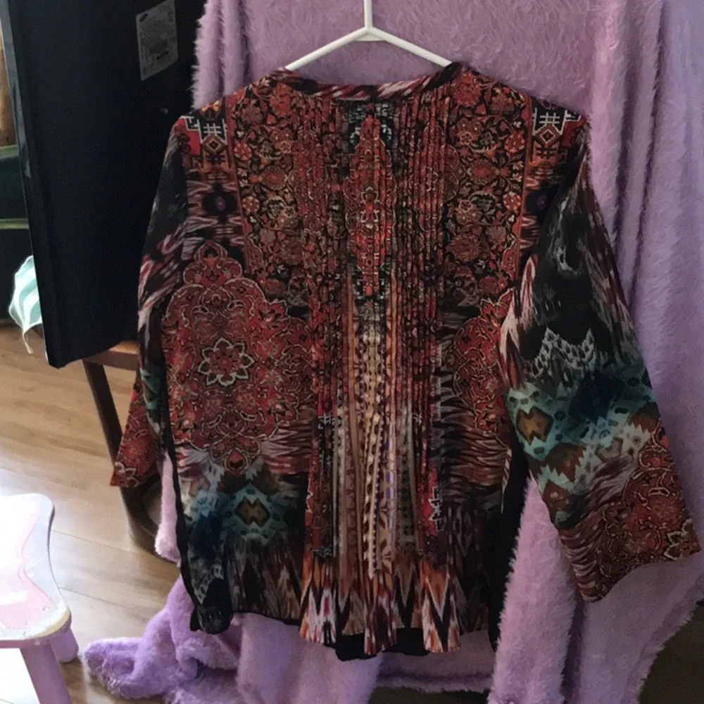 Ranna Gill pleated blouse - Picture 6 of 11